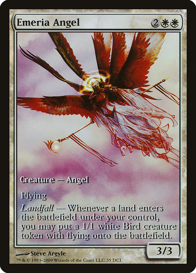 Emeria Angel (Game Day) (Extended) [Zendikar Promos] | Exor Games Bridgewater