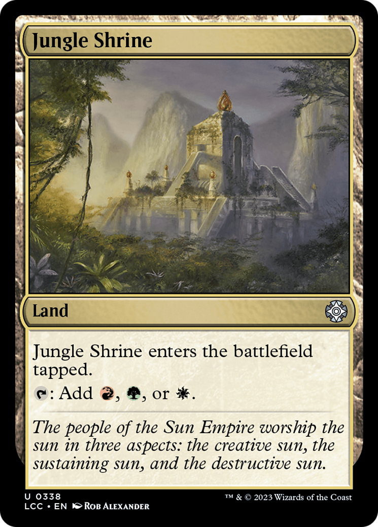Jungle Shrine [The Lost Caverns of Ixalan Commander] | Exor Games Bridgewater