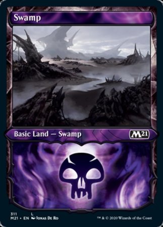 Swamp (Showcase) [Core Set 2021] | Exor Games Bridgewater