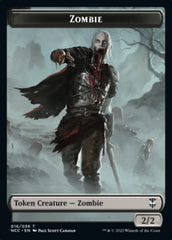 Zombie // Goat Double-sided Token [Streets of New Capenna Commander Tokens] | Exor Games Bridgewater