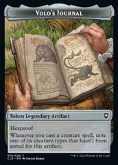 Treasure // Volo's Journal Double-sided Token [Commander Legends: Battle for Baldur's Gate Tokens] | Exor Games Bridgewater