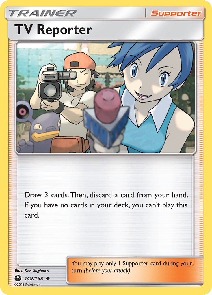 TV Reporter (149/168) [Sun & Moon: Celestial Storm] | Exor Games Bridgewater