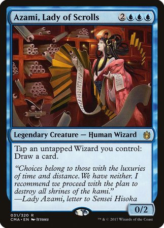 Azami, Lady of Scrolls [Commander Anthology] | Exor Games Bridgewater