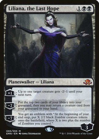 Liliana, the Last Hope [Eldritch Moon] | Exor Games Bridgewater