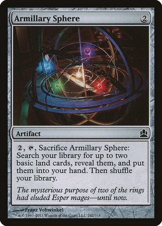 Armillary Sphere [Commander 2011] | Exor Games Bridgewater