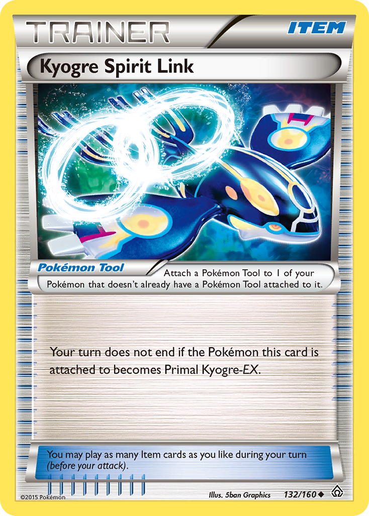 Kyogre Spirit Link (132/160) [XY: Primal Clash] | Exor Games Bridgewater