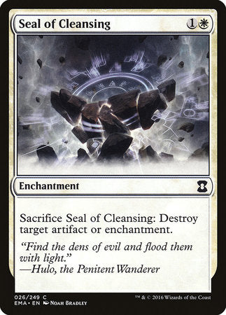 Seal of Cleansing [Eternal Masters] | Exor Games Bridgewater