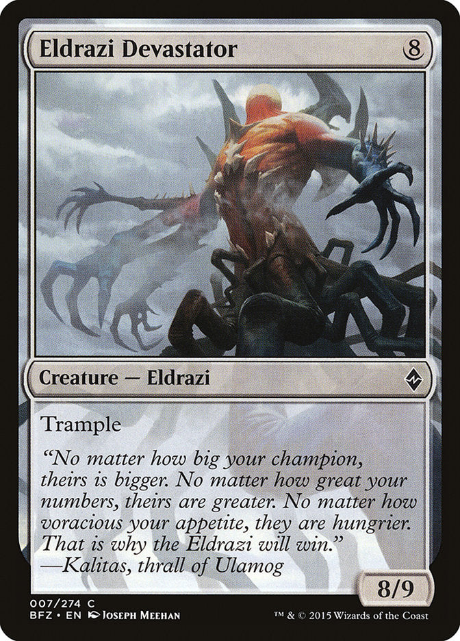 Eldrazi Devastator [Battle for Zendikar] | Exor Games Bridgewater