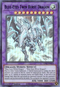 Blue-Eyes Twin Burst Dragon (Blue) [LDS2-EN019] Ultra Rare | Exor Games Bridgewater