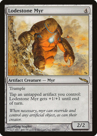 Lodestone Myr [Mirrodin] | Exor Games Bridgewater