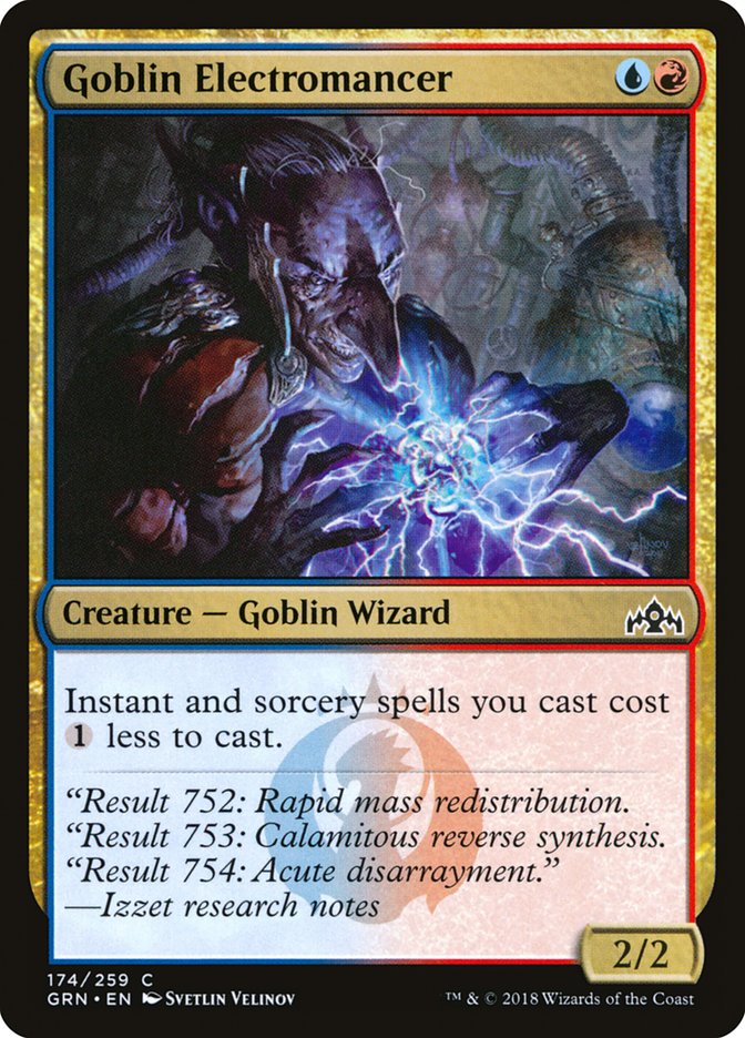 Goblin Electromancer [Guilds of Ravnica] | Exor Games Bridgewater