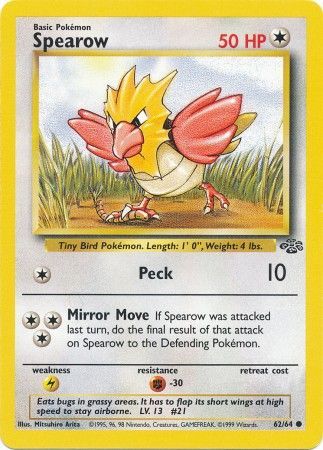 Spearow (62/64) [Jungle Unlimited] | Exor Games Bridgewater