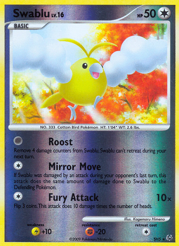 Swablu (SH5) [Platinum: Base Set] | Exor Games Bridgewater