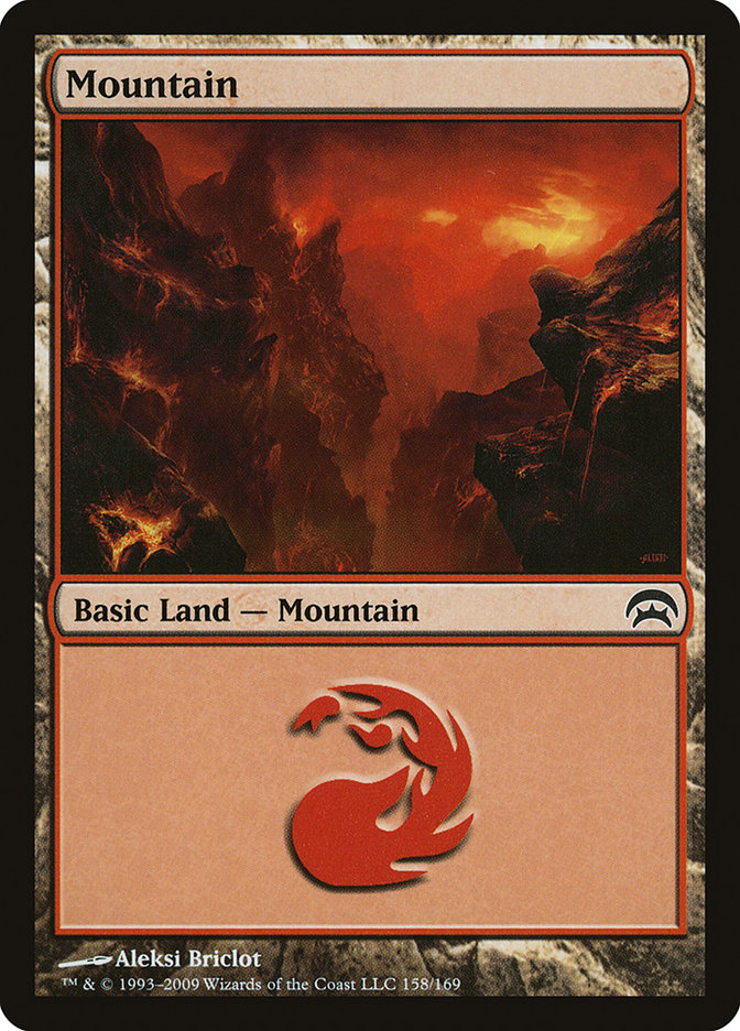 Mountain (158) [Planechase] | Exor Games Bridgewater