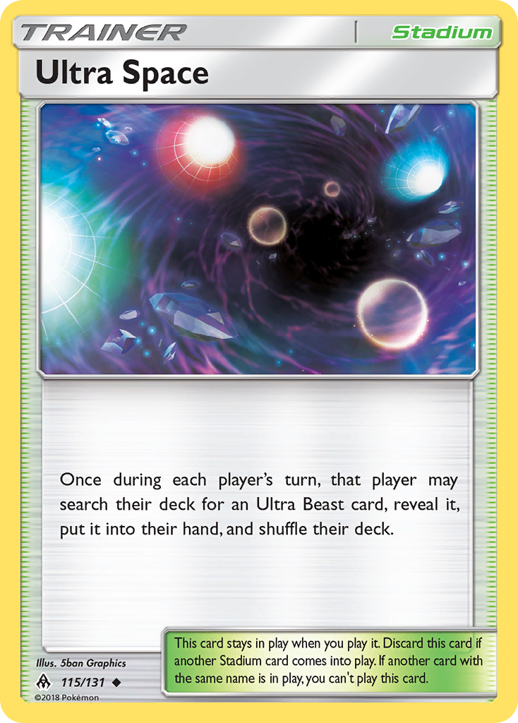 Ultra Space (115/131) [Sun & Moon: Forbidden Light] | Exor Games Bridgewater