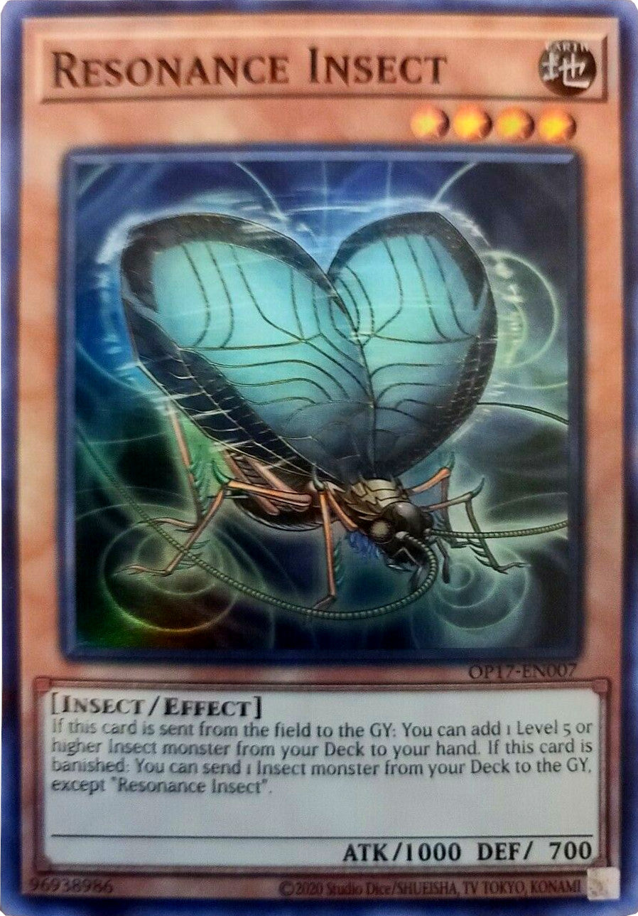 Resonance Insect [OP17-EN007] Super Rare | Exor Games Bridgewater