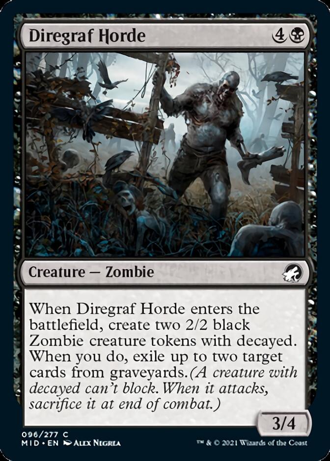 Diregraf Horde [Innistrad: Midnight Hunt] | Exor Games Bridgewater