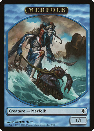 Merfolk Token [Zendikar Tokens] | Exor Games Bridgewater
