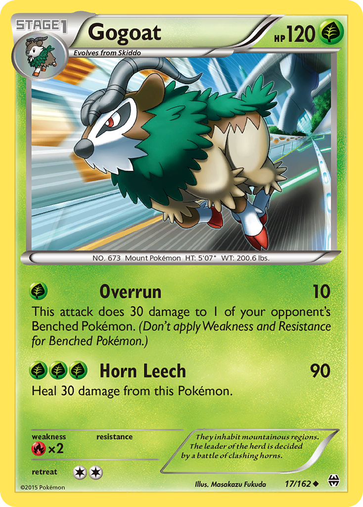 Gogoat (17/162) [XY: BREAKthrough] | Exor Games Bridgewater