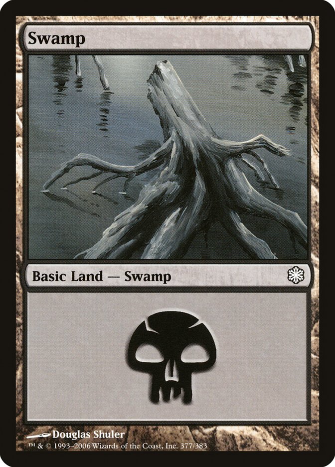 Swamp (377) [Coldsnap Theme Decks] | Exor Games Bridgewater