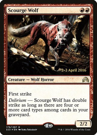 Scourge Wolf [Shadows over Innistrad Promos] | Exor Games Bridgewater