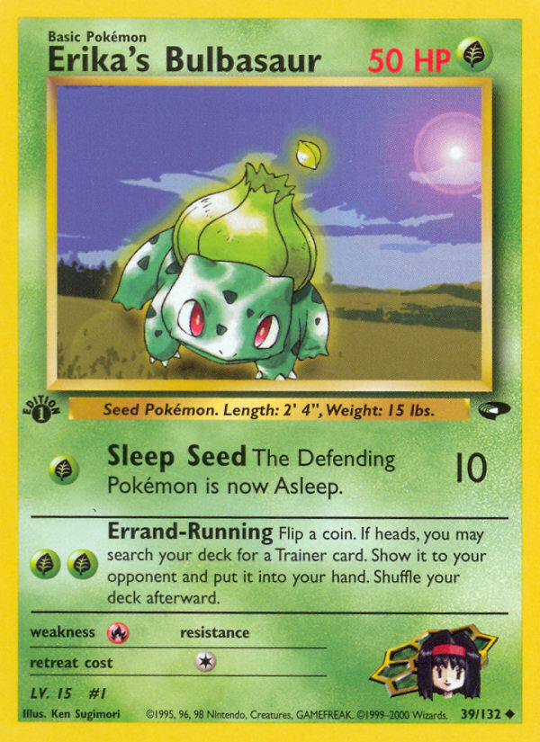 Erika's Bulbasaur (39/132) [Gym Challenge 1st Edition] | Exor Games Bridgewater