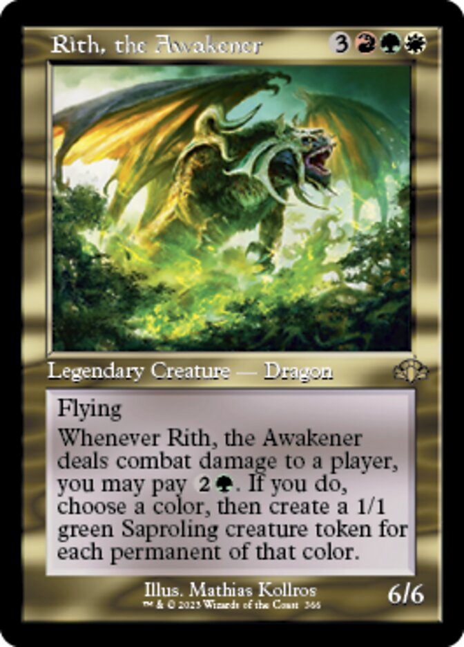 Rith, the Awakener (Retro) [Dominaria Remastered] | Exor Games Bridgewater