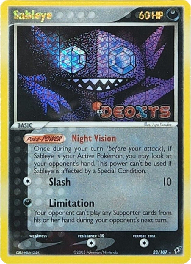 Sableye (23/107) (Stamped) [EX: Deoxys] | Exor Games Bridgewater