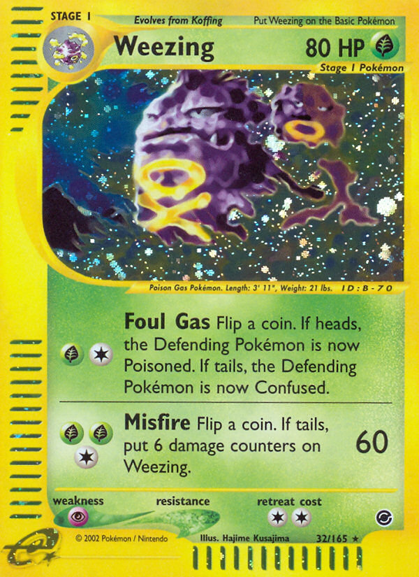 Weezing (32/165) [Expedition: Base Set] | Exor Games Bridgewater