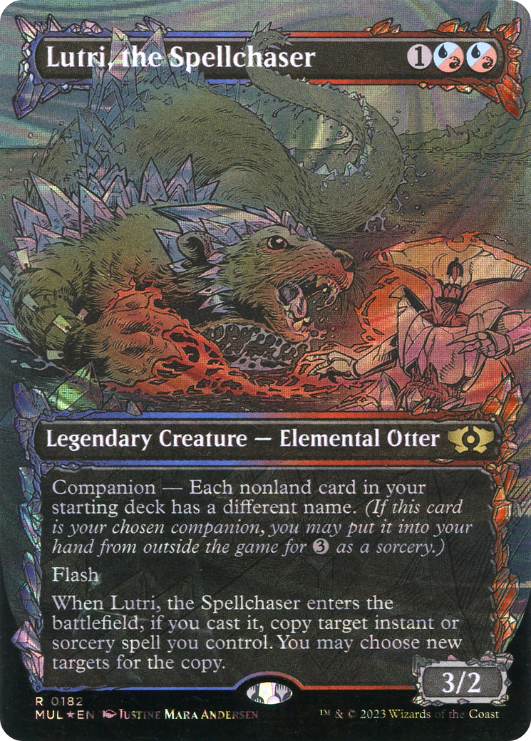 Lutri, the Spellchaser (Halo Foil) [Multiverse Legends] | Exor Games Bridgewater