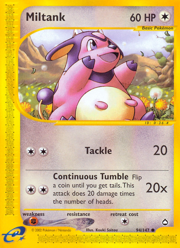 Miltank (94/147) [Aquapolis] | Exor Games Bridgewater