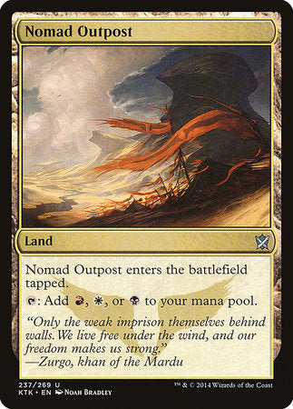 Nomad Outpost [Khans of Tarkir] | Exor Games Bridgewater