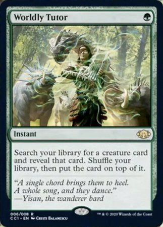 Worldly Tutor [Commander Collection: Green] | Exor Games Bridgewater