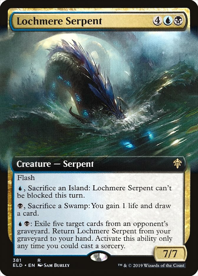 Lochmere Serpent (Extended Art) [Throne of Eldraine] | Exor Games Bridgewater