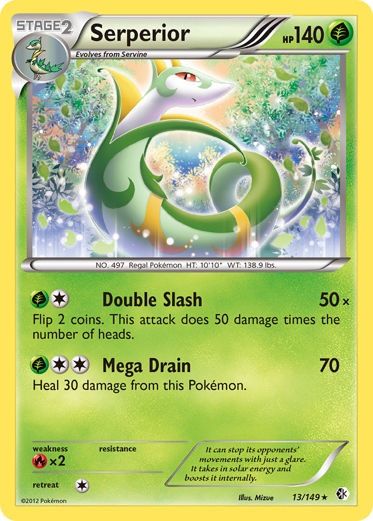 Serperior (13/149) [Black & White: Boundaries Crossed] | Exor Games Bridgewater