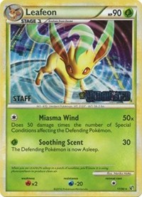 Leafeon (17/90) (Prerelease Promo) [Staff] [Nintendo: Black Star Promos] | Exor Games Bridgewater