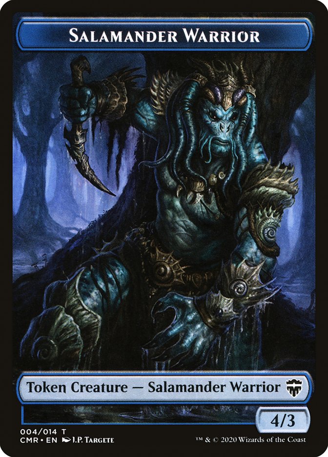 Salamander Warrior // The Monarch Token [Commander Legends Tokens] | Exor Games Bridgewater