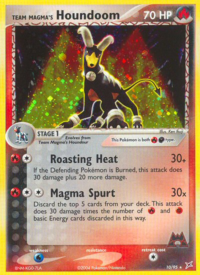 Team Magma's Houndoom (10/95) [EX: Team Magma vs Team Aqua] | Exor Games Bridgewater