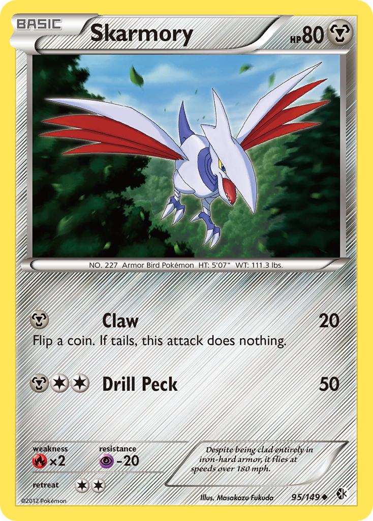 Skarmory (95/149) [Black & White: Boundaries Crossed] | Exor Games Bridgewater