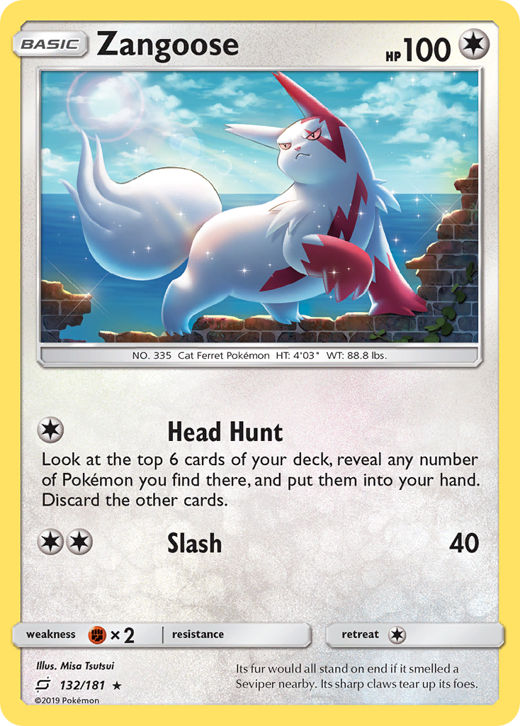 Zangoose (132/181) [Sun & Moon: Team Up] | Exor Games Bridgewater