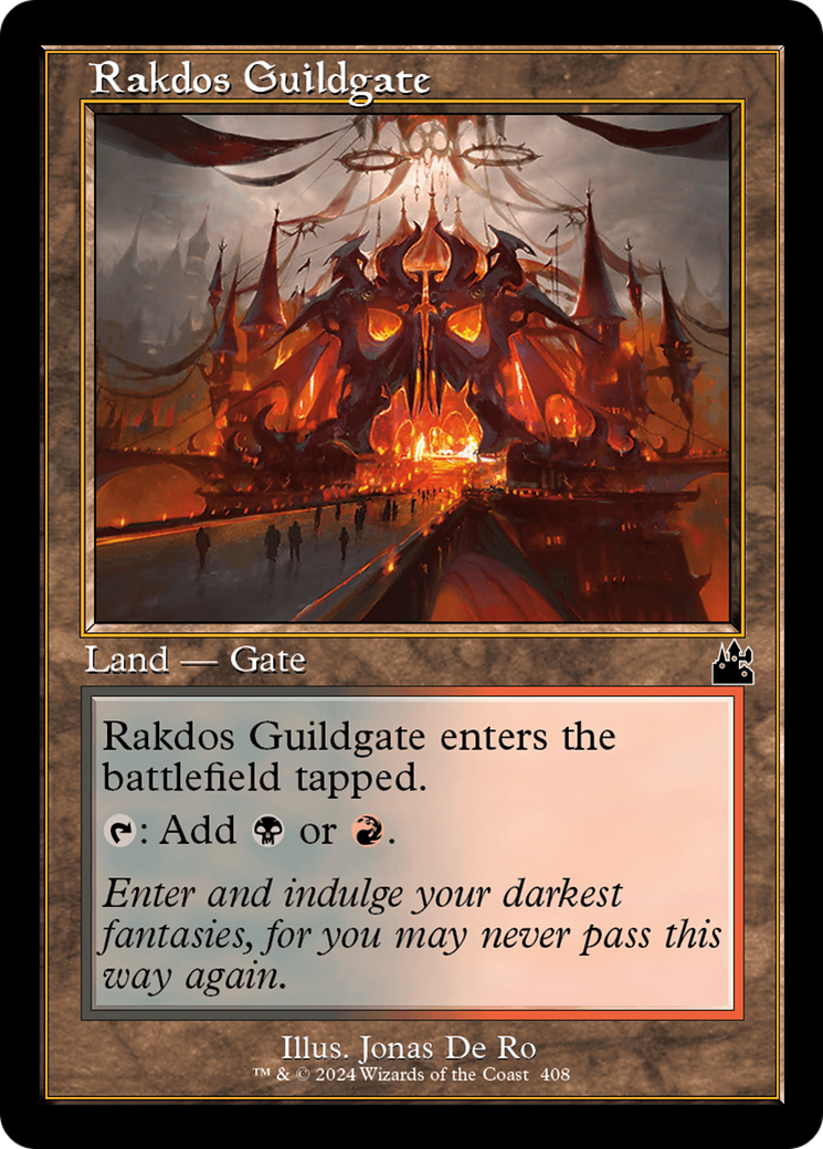 Rakdos Guildgate (Retro Frame) [Ravnica Remastered] | Exor Games Bridgewater