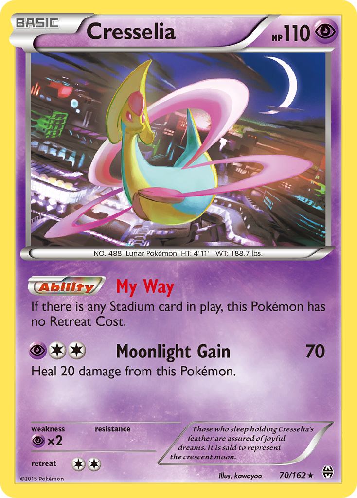 Cresselia (70/162) [XY: BREAKthrough] | Exor Games Bridgewater