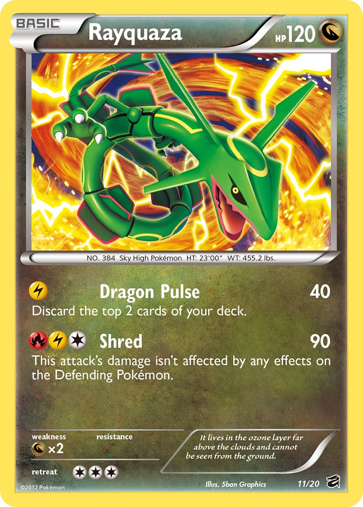 Rayquaza (11/20) (Blister Exclusive) [Black & White: Dragon Vault] | Exor Games Bridgewater