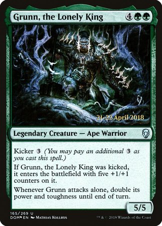 Grunn, the Lonely King [Dominaria Promos] | Exor Games Bridgewater