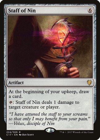 Staff of Nin [Commander 2017] | Exor Games Bridgewater