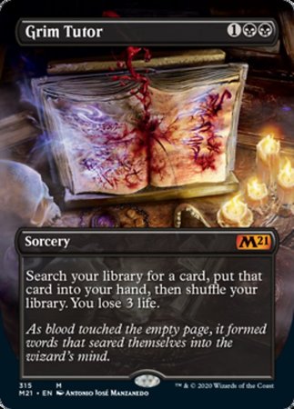 Grim Tutor (Alternate Art) [Core Set 2021] | Exor Games Bridgewater