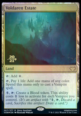 Voldaren Estate [Innistrad: Crimson Vow Prerelease Promos] | Exor Games Bridgewater