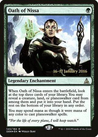 Oath of Nissa [Oath of the Gatewatch Promos] | Exor Games Bridgewater