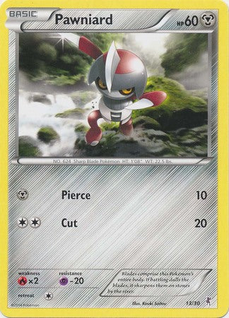 Pawniard (13/30) [XY: Trainer Kit 1 - Bisharp] | Exor Games Bridgewater