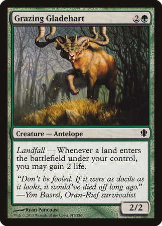 Grazing Gladehart [Commander 2013] | Exor Games Bridgewater